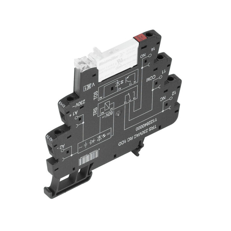 1122840000 Acoplador Relé TRS 230VAC RC 1CO Weidmuller 1122840000 AcopladorRele TRS 230VAC RC 1CO Weidmuller