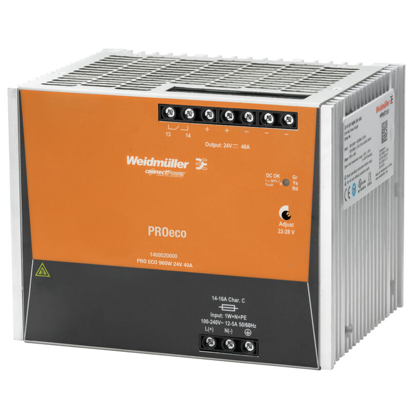 1469520000 Fonte PRO ECO 960W 24V 40A Weidmuller