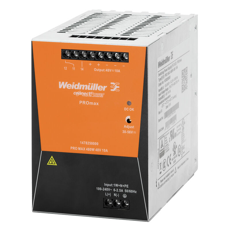 1478140000 Fonte PRO MAX 480W 24V 20A Weidmuller