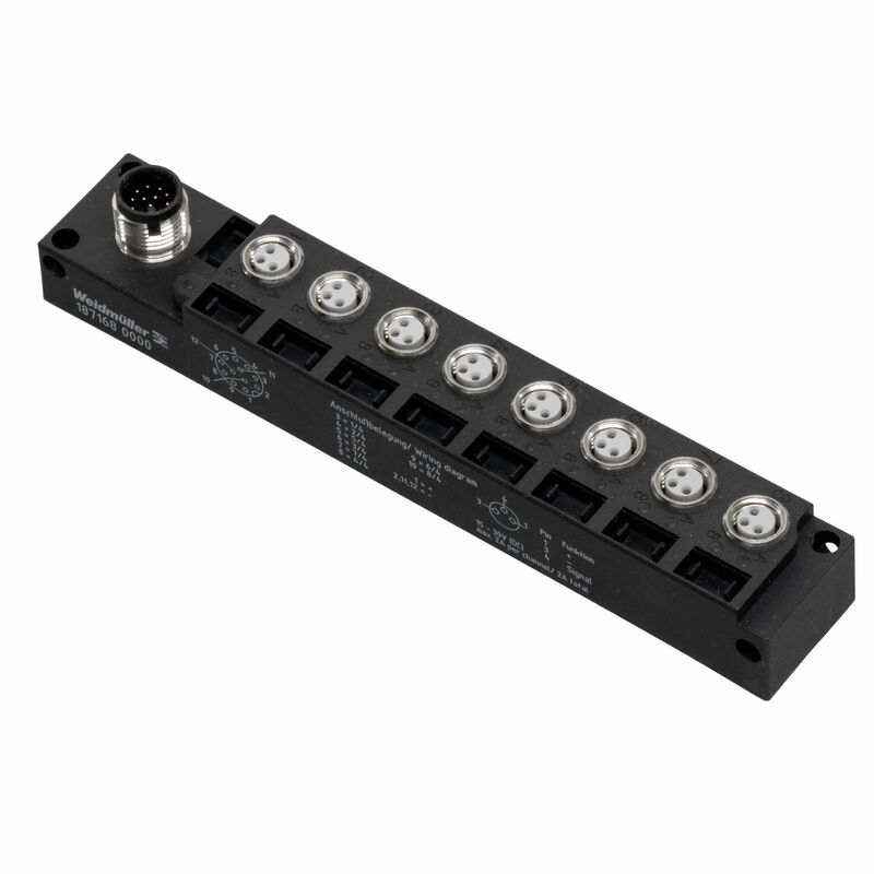 1871680000 Distribuidor SAI 08L VP12 3A M08L PNP Weidmuller