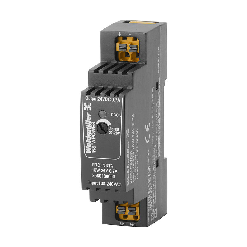 2580180000 Fonte PRO INSTA 16W 24V 0 7A Weidmuller