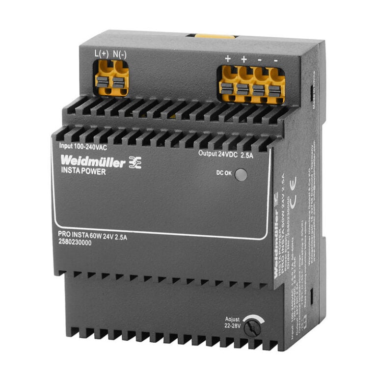 2580230000 Fonte PRO INSTA 60W 24V 2 5A Weidmuller 2580230000 Fonte PRO INSTA 60W 24V 2 5A Weidmuller