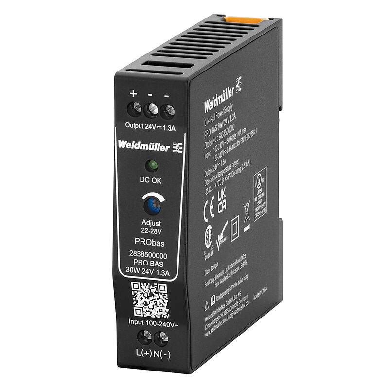 2838500000 Fonte PRO BAS 30W 24V 1 3A Weidmuller