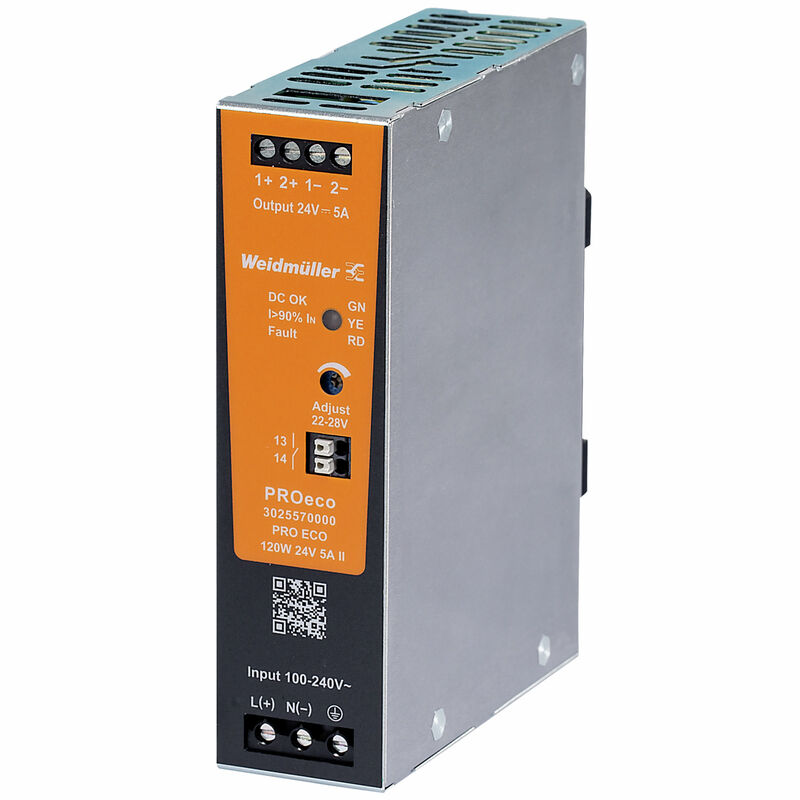 3025570000 Fonte PRO ECO 120W 24V 5A II Weidmuller