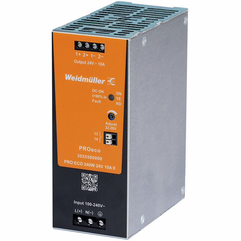 3025580000 Fonte PRO ECO 240W 24V 10A II Weidmuller