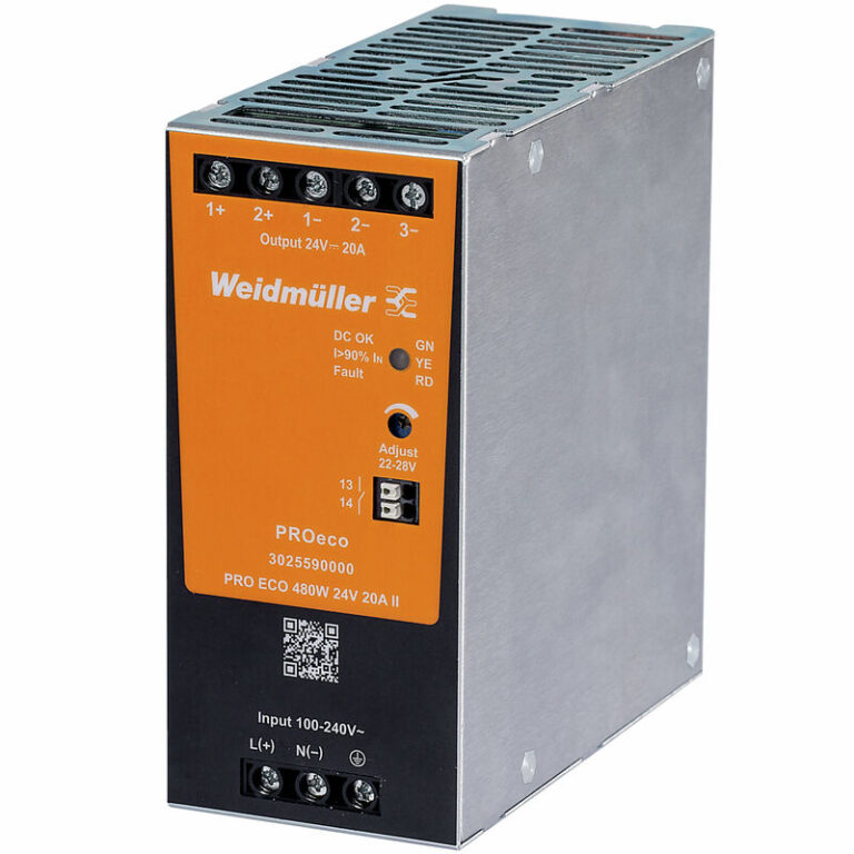 3025590000 Fonte PRO ECO 480W 24V 20A II Weidmuller