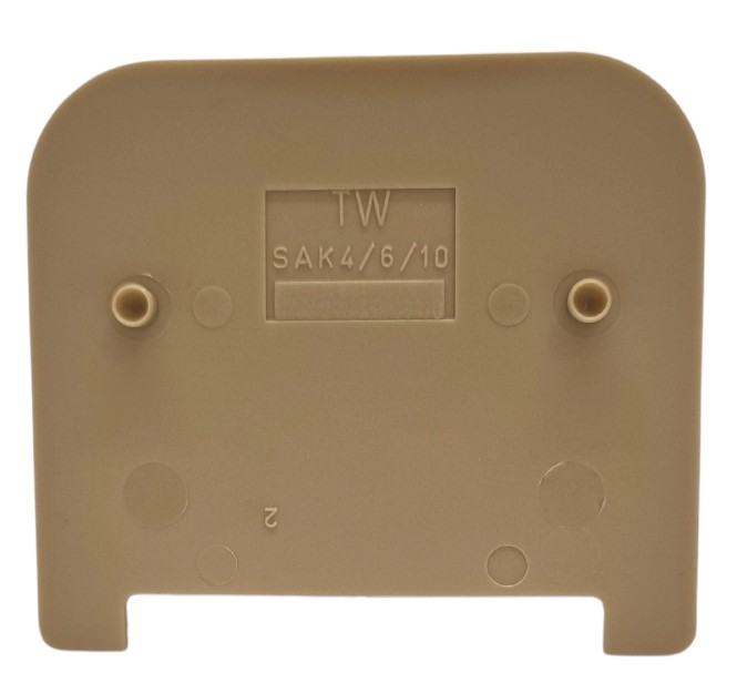 C0130160000 Placa Separação TW Pa Sak 4 6 10 Weidmuller